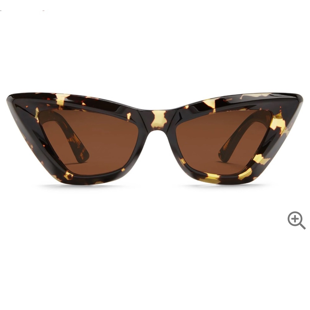 Bottega Veneta Brown and Gold Cat-Eye Sunglasses
